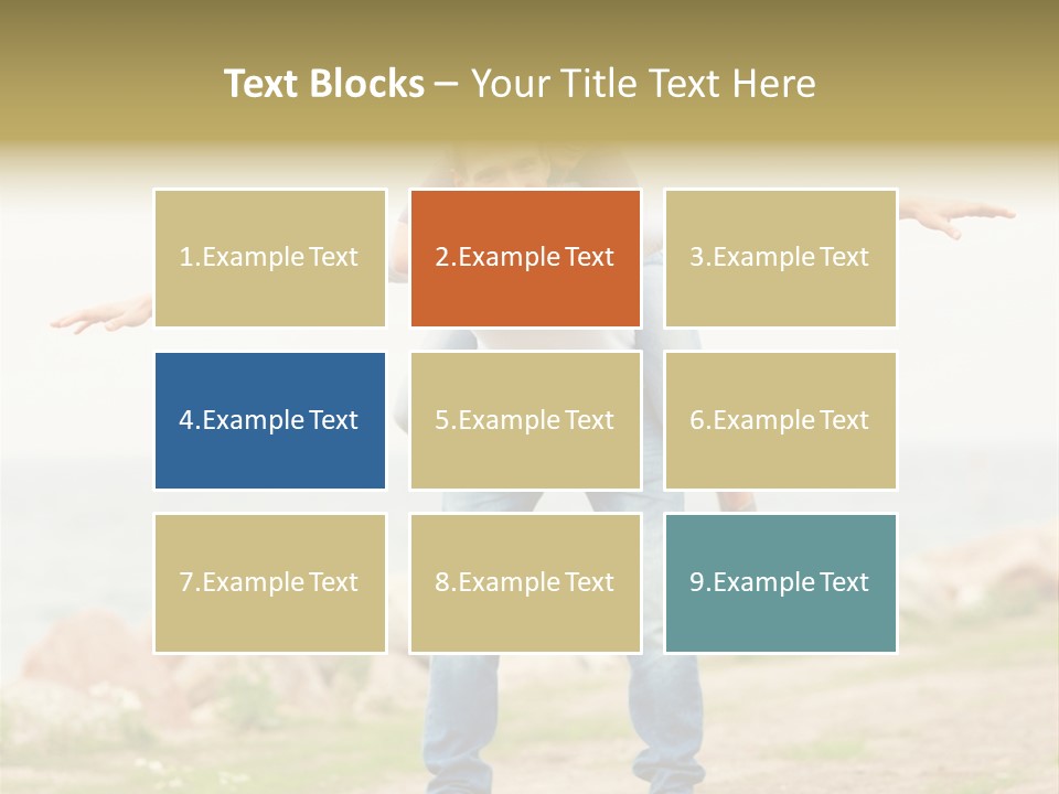 Park Frosty Scene PowerPoint Template