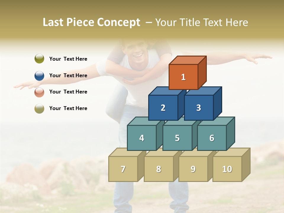 Park Frosty Scene PowerPoint Template