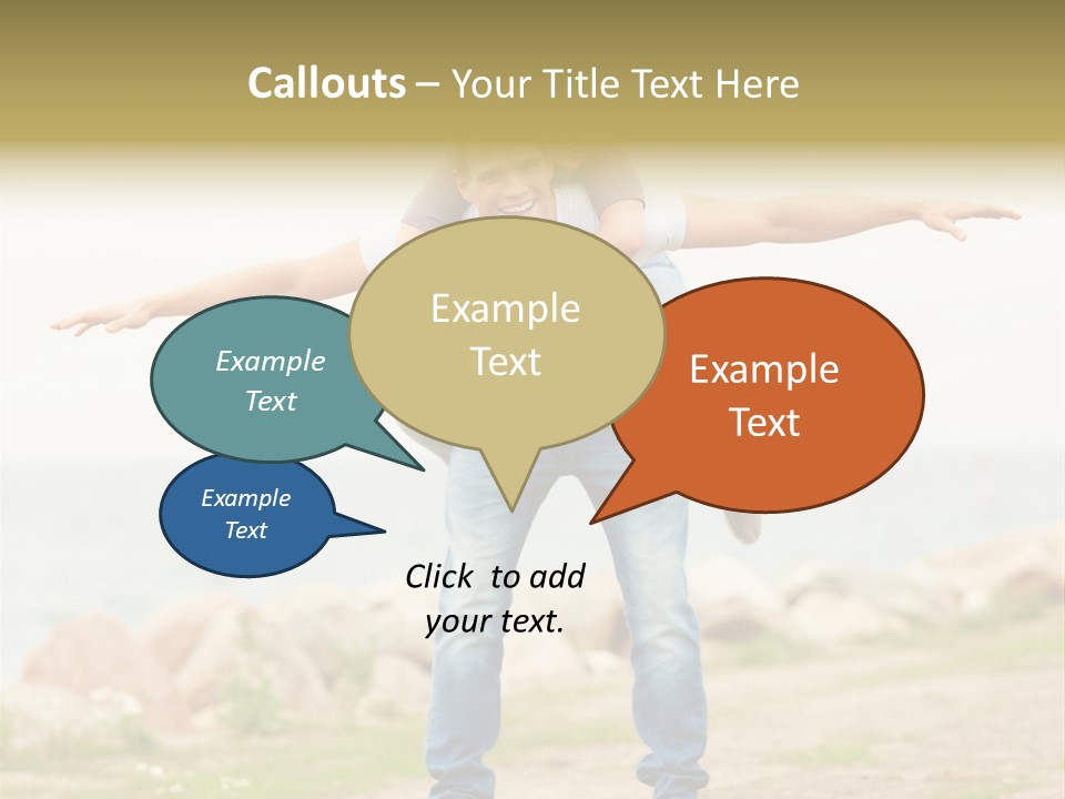 Park Frosty Scene PowerPoint Template