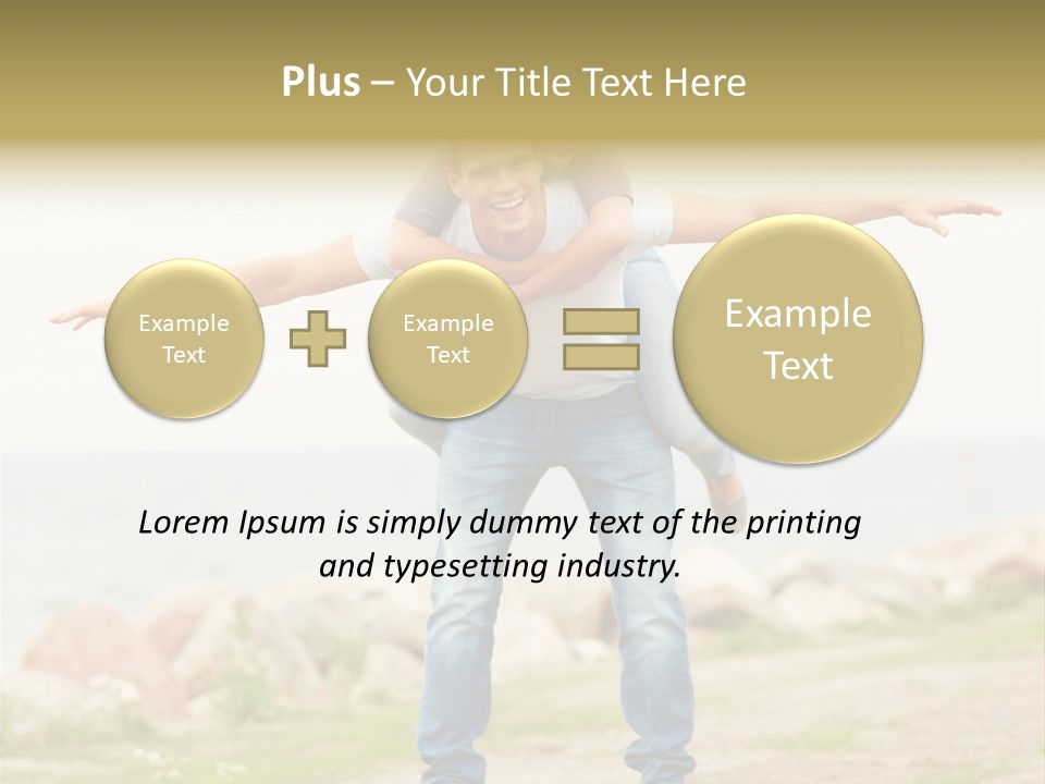 Park Frosty Scene PowerPoint Template