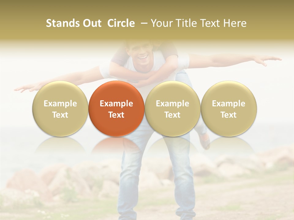 Park Frosty Scene PowerPoint Template