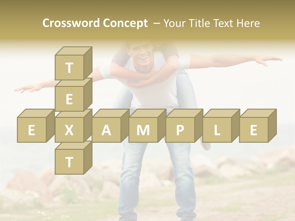 Park Frosty Scene PowerPoint Template