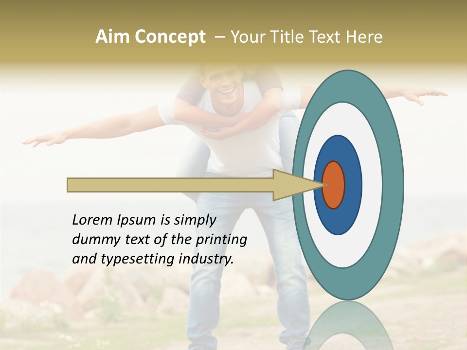 Park Frosty Scene PowerPoint Template