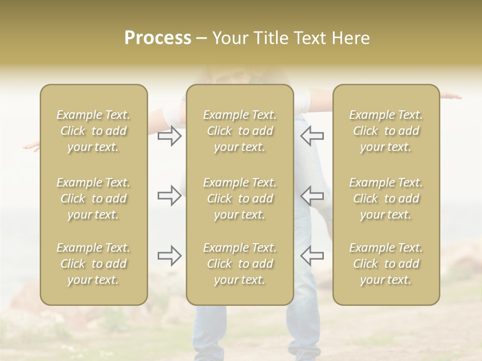 Park Frosty Scene PowerPoint Template