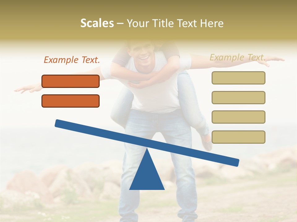 Park Frosty Scene PowerPoint Template