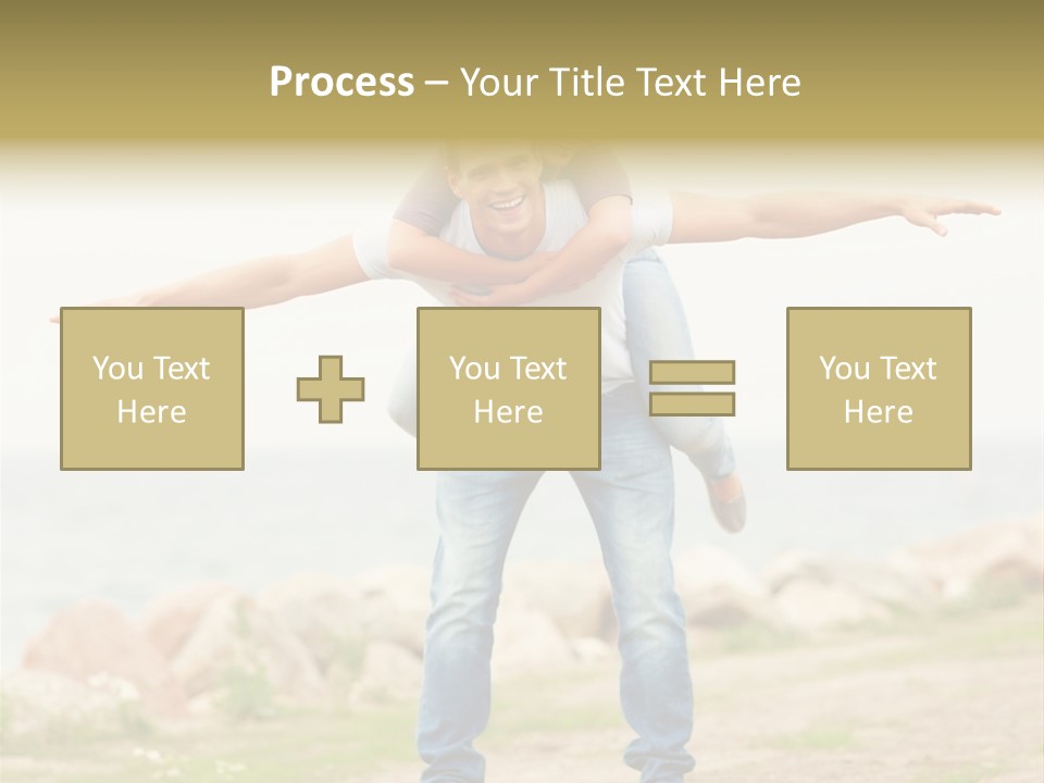 Park Frosty Scene PowerPoint Template