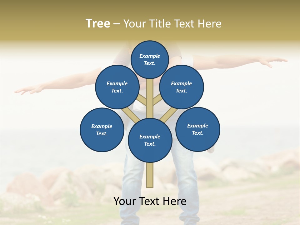 Park Frosty Scene PowerPoint Template