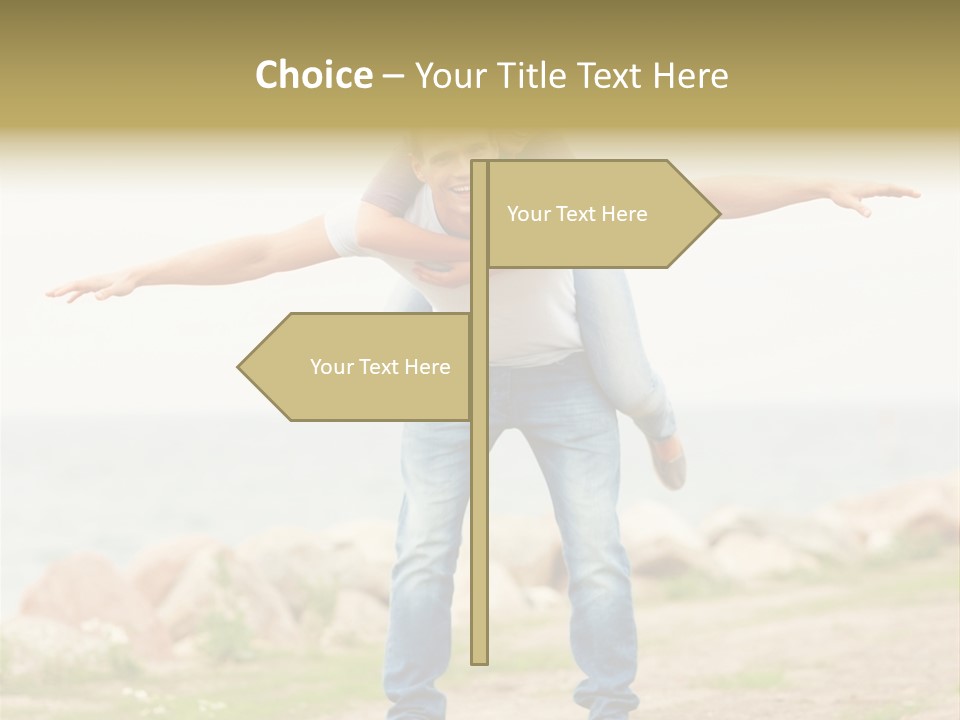 Park Frosty Scene PowerPoint Template