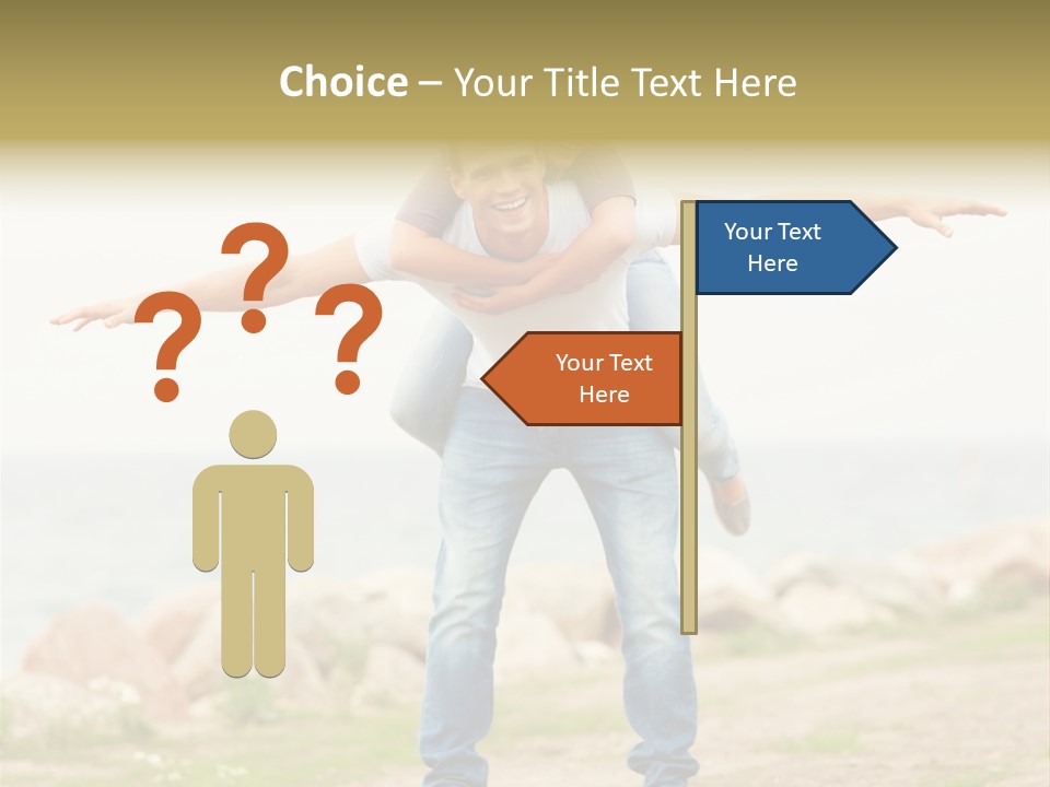 Park Frosty Scene PowerPoint Template