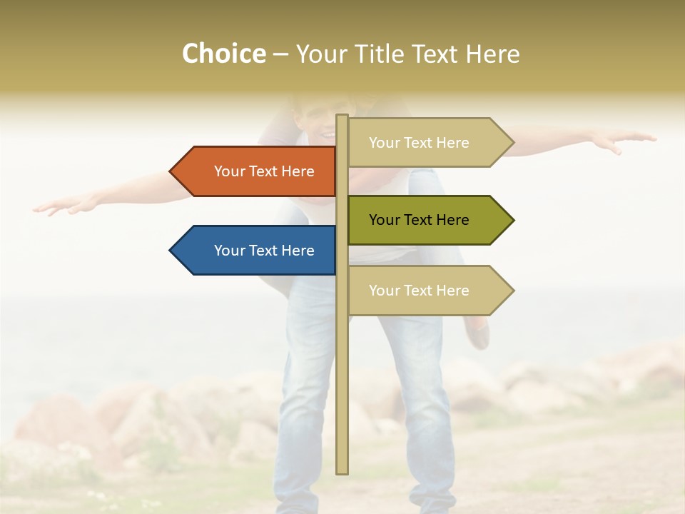 Park Frosty Scene PowerPoint Template