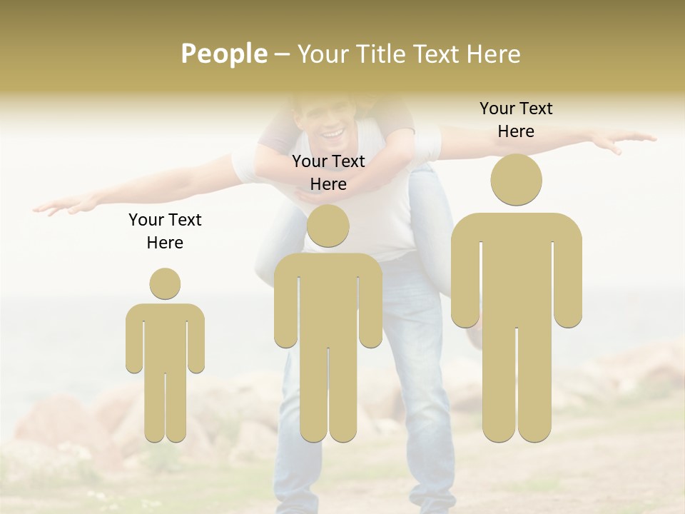 Park Frosty Scene PowerPoint Template