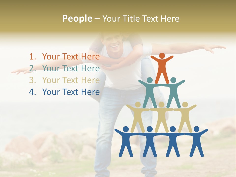 Park Frosty Scene PowerPoint Template