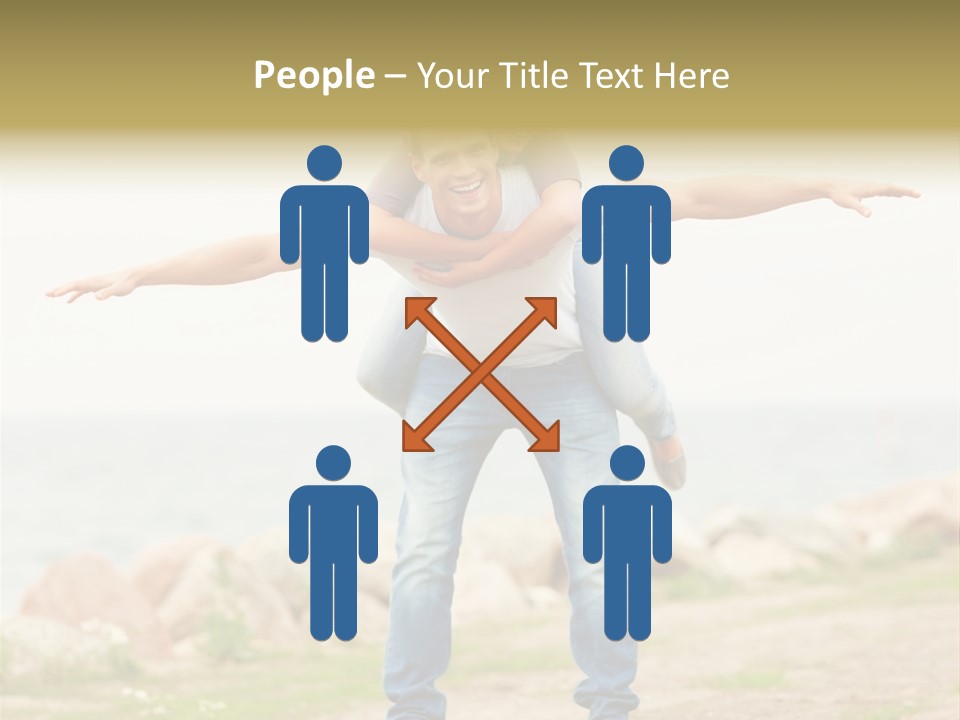 Park Frosty Scene PowerPoint Template