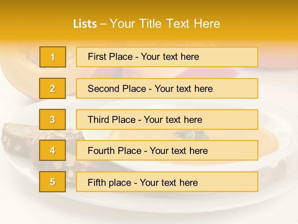Gem Ern Orange PowerPoint Template