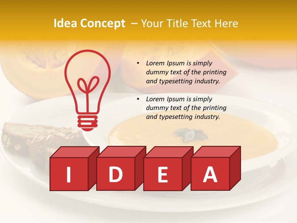 Gem Ern Orange PowerPoint Template