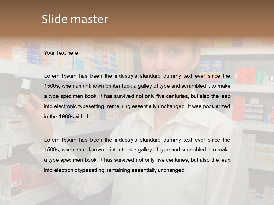 Selling Shop Hold PowerPoint Template