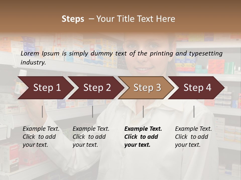 Selling Shop Hold PowerPoint Template