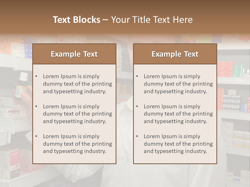 Selling Shop Hold PowerPoint Template