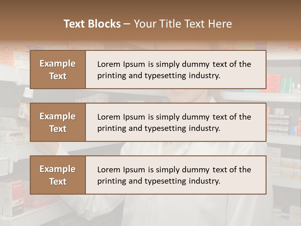 Selling Shop Hold PowerPoint Template