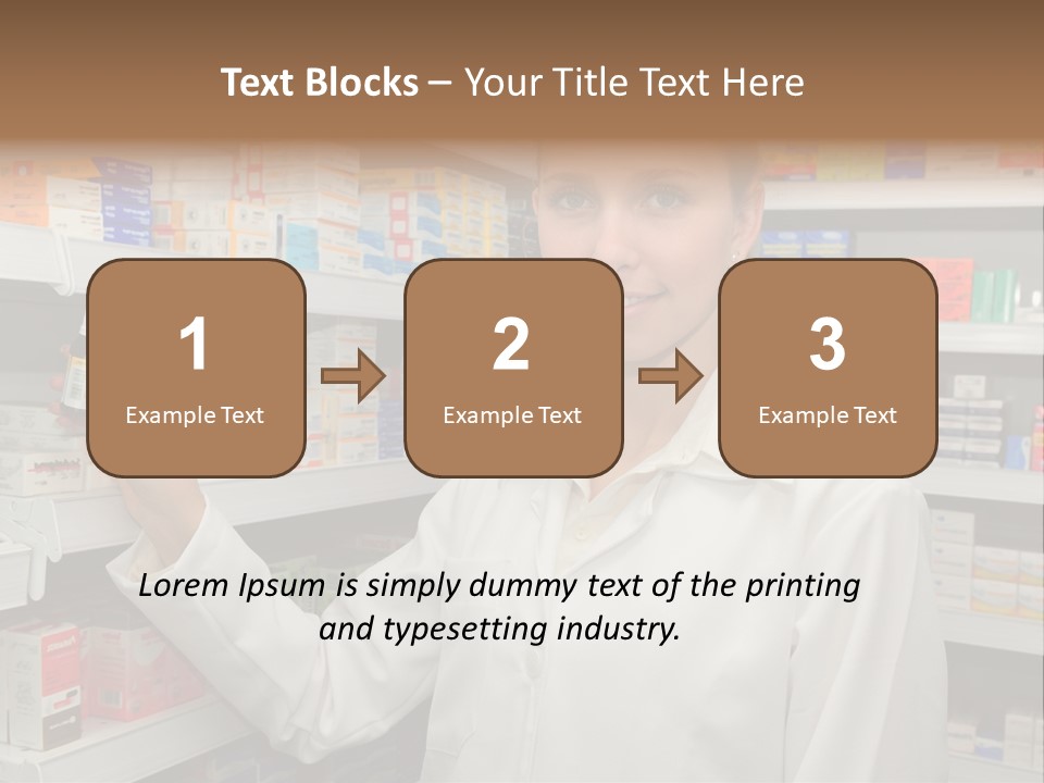 Selling Shop Hold PowerPoint Template