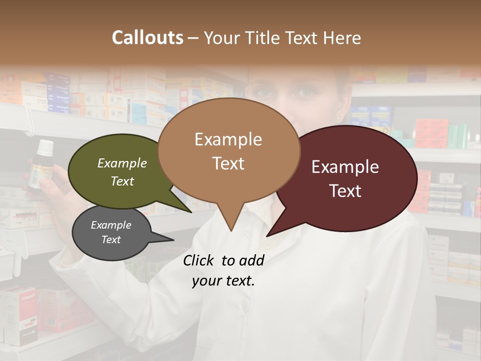 Selling Shop Hold PowerPoint Template