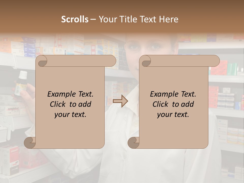 Selling Shop Hold PowerPoint Template