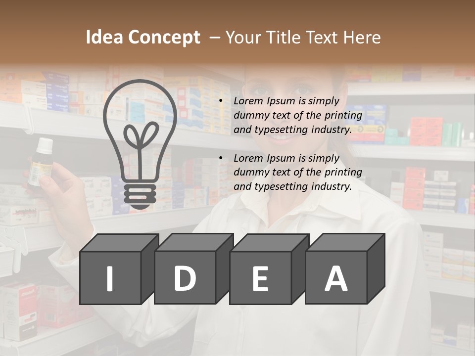 Selling Shop Hold PowerPoint Template