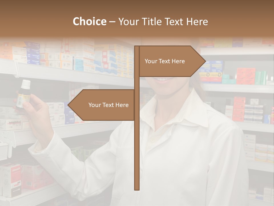 Selling Shop Hold PowerPoint Template