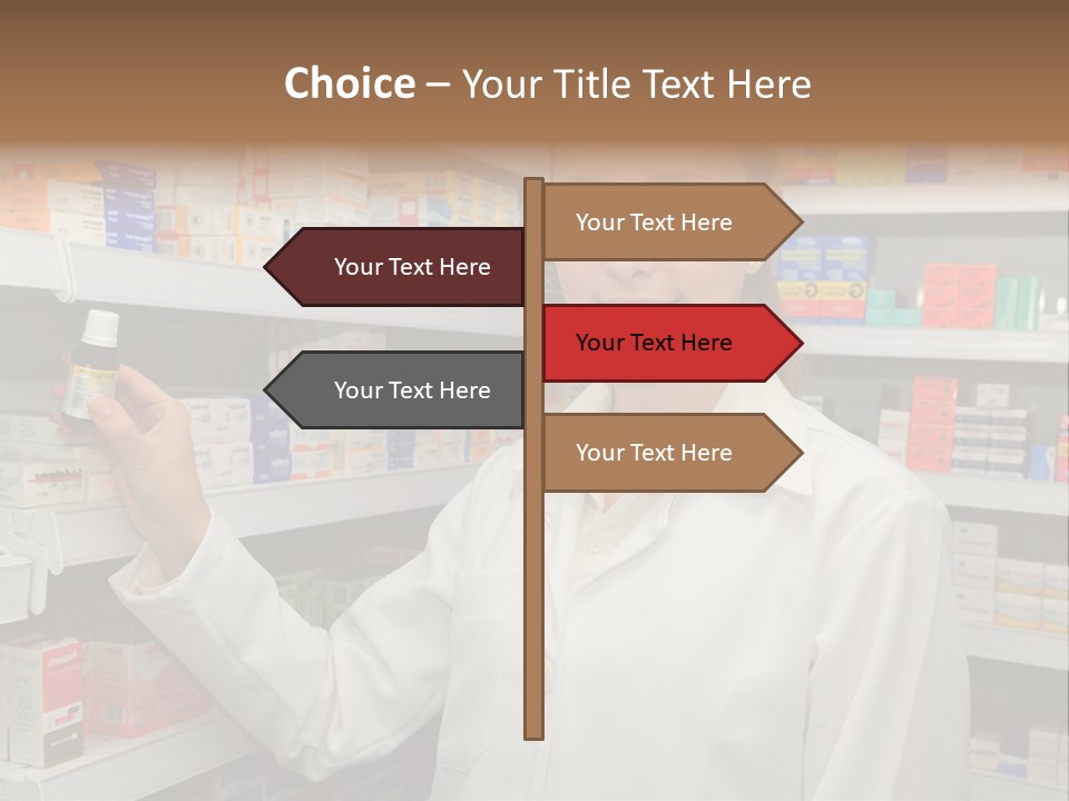 Selling Shop Hold PowerPoint Template