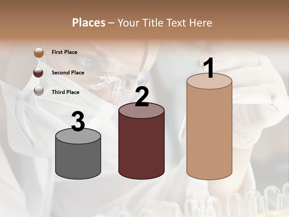 Woman Analyzing Concept PowerPoint Template