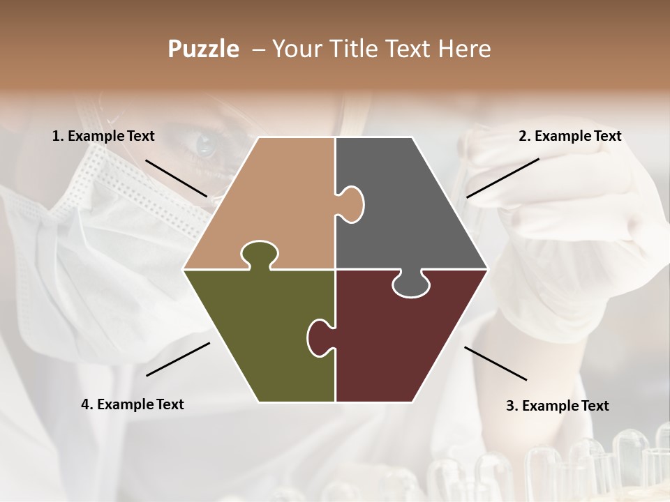 Woman Analyzing Concept PowerPoint Template