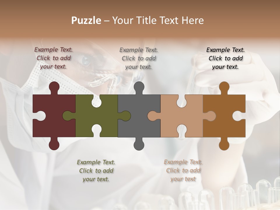 Woman Analyzing Concept PowerPoint Template