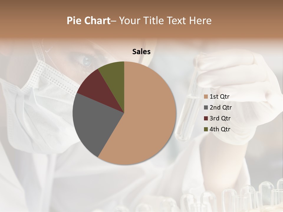Woman Analyzing Concept PowerPoint Template