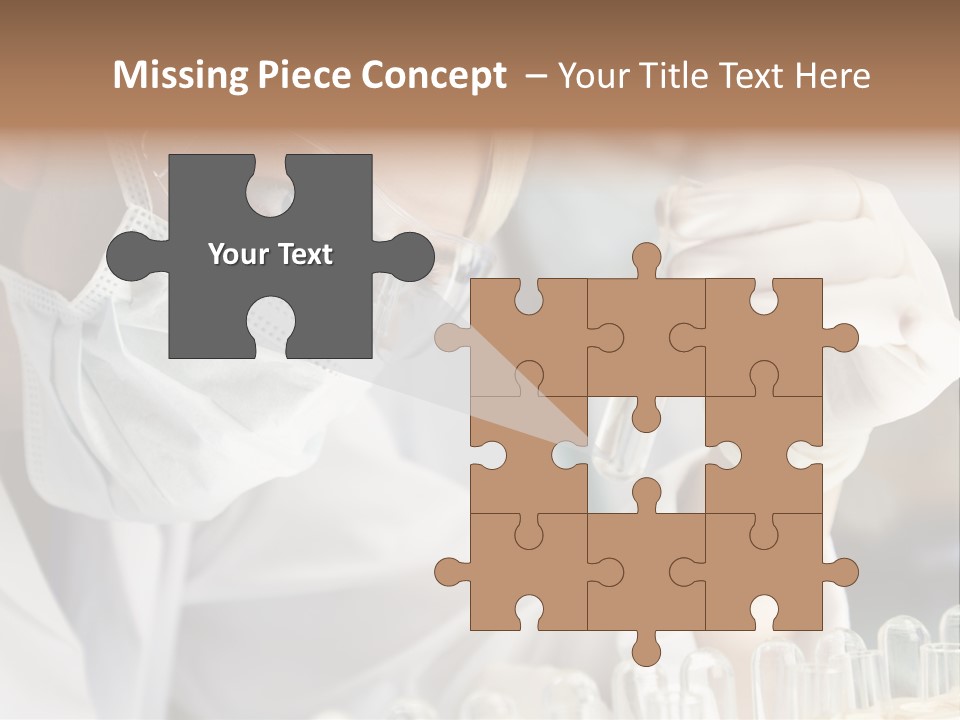 Woman Analyzing Concept PowerPoint Template