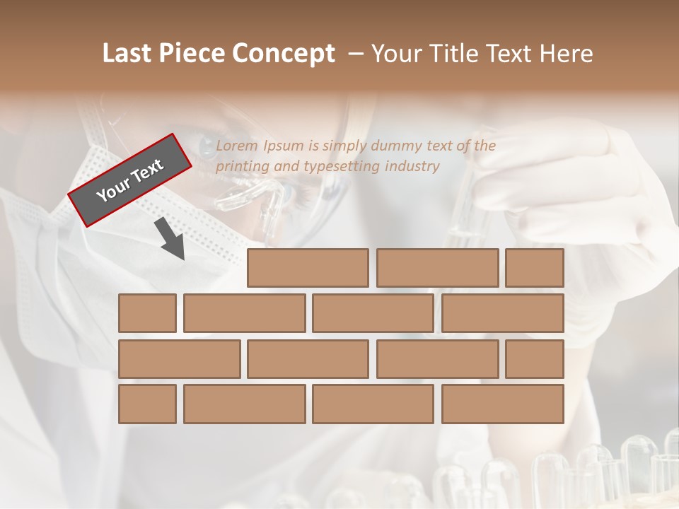 Woman Analyzing Concept PowerPoint Template