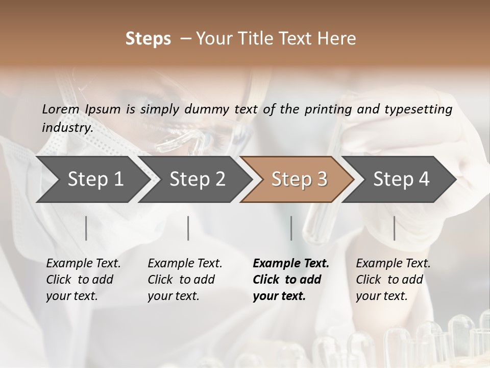 Woman Analyzing Concept PowerPoint Template