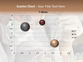 Woman Analyzing Concept PowerPoint Template