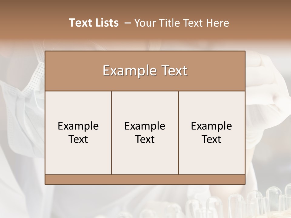 Woman Analyzing Concept PowerPoint Template