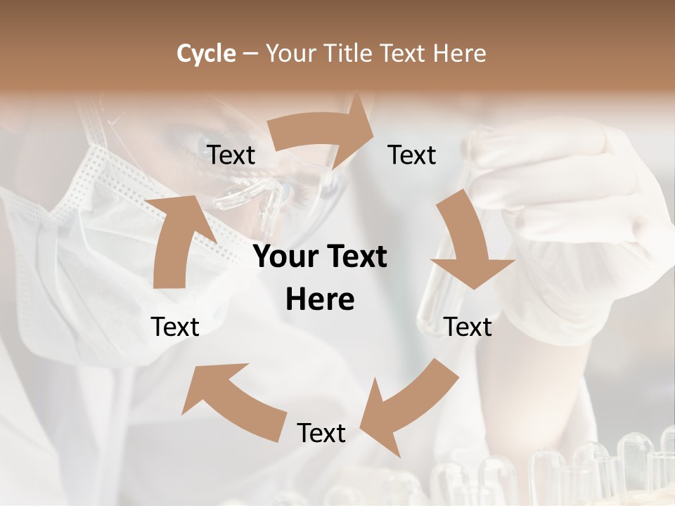 Woman Analyzing Concept PowerPoint Template