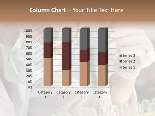 Woman Analyzing Concept PowerPoint Template