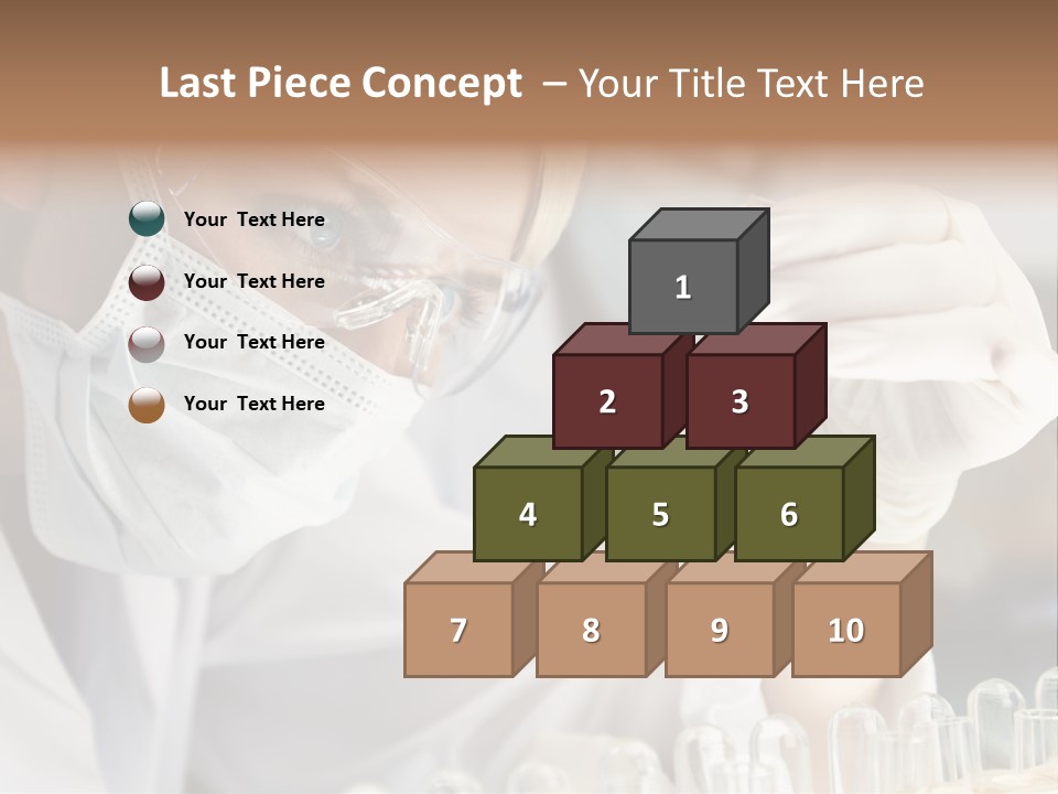 Woman Analyzing Concept PowerPoint Template
