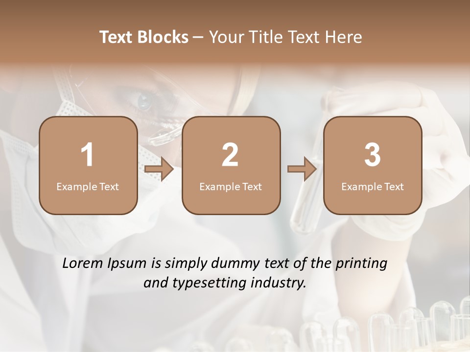 Woman Analyzing Concept PowerPoint Template
