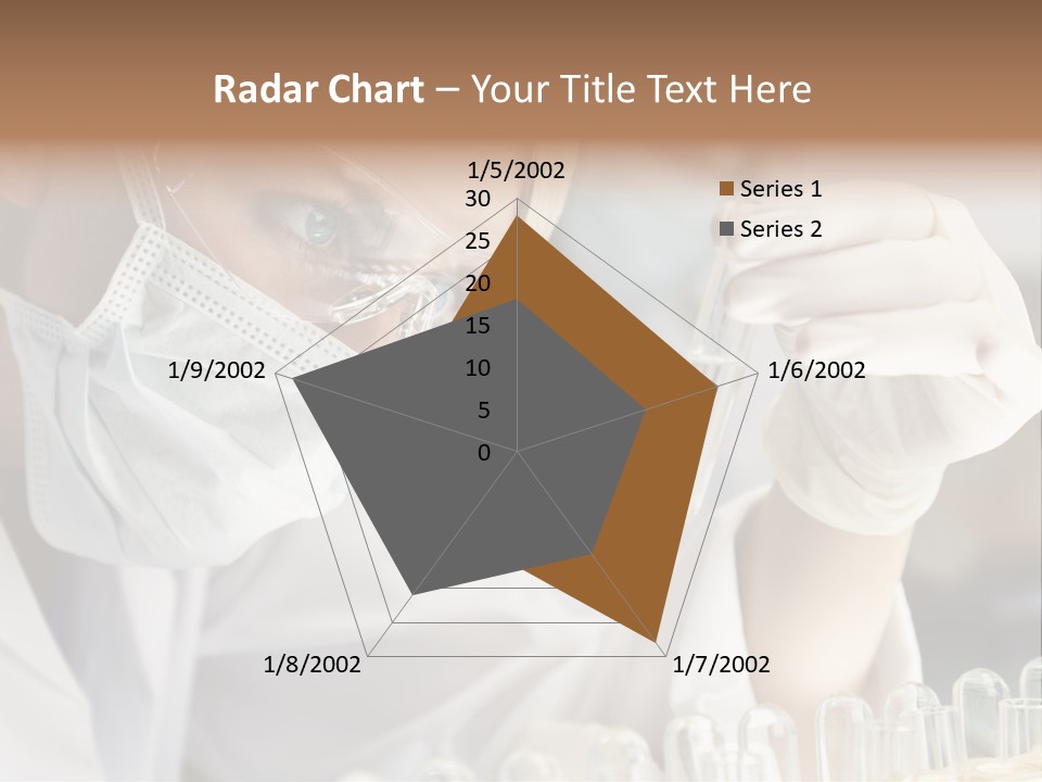 Woman Analyzing Concept PowerPoint Template