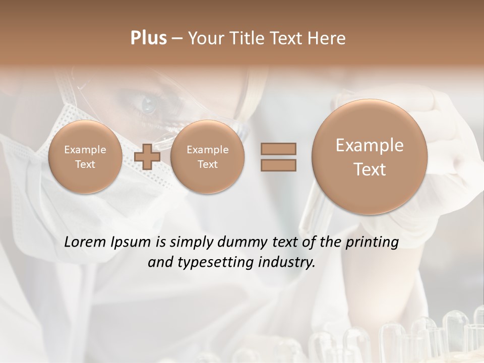 Woman Analyzing Concept PowerPoint Template