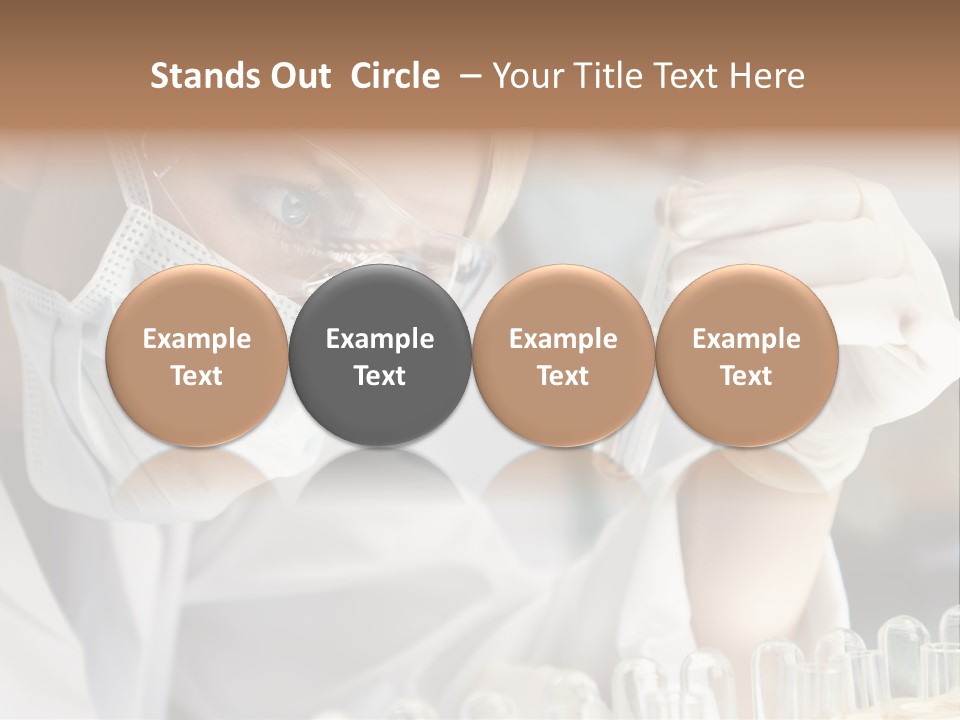 Woman Analyzing Concept PowerPoint Template