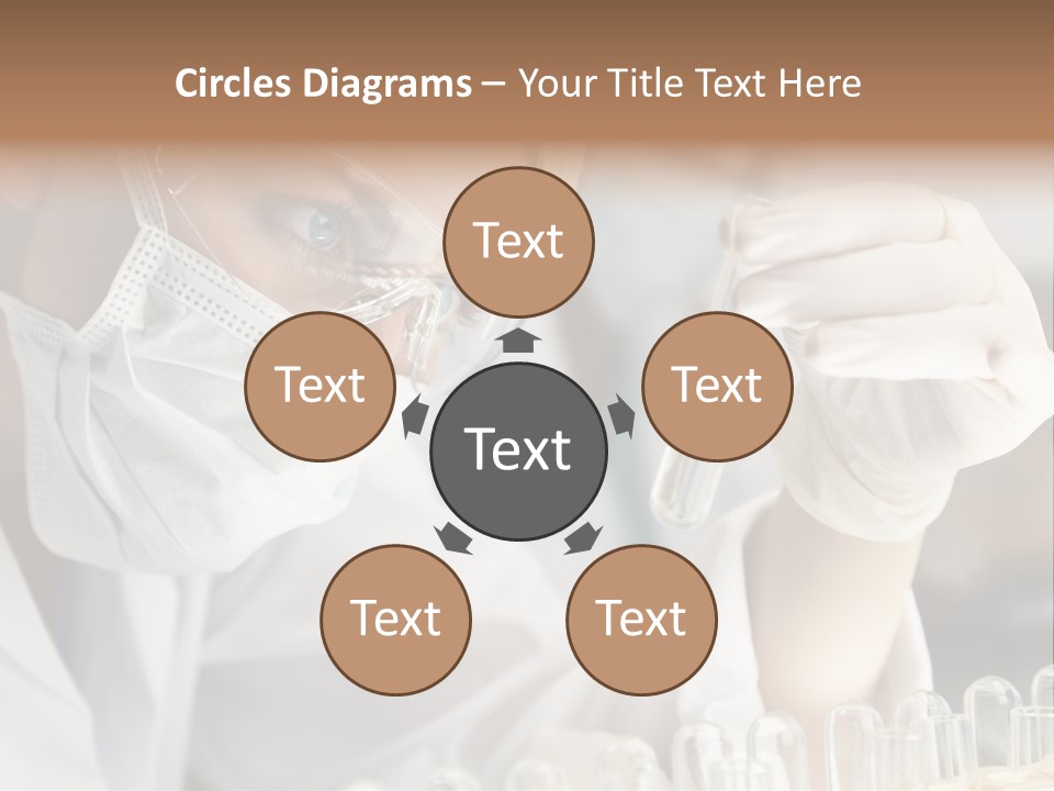 Woman Analyzing Concept PowerPoint Template