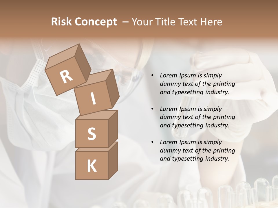 Woman Analyzing Concept PowerPoint Template