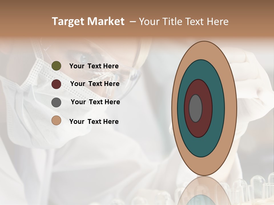 Woman Analyzing Concept PowerPoint Template