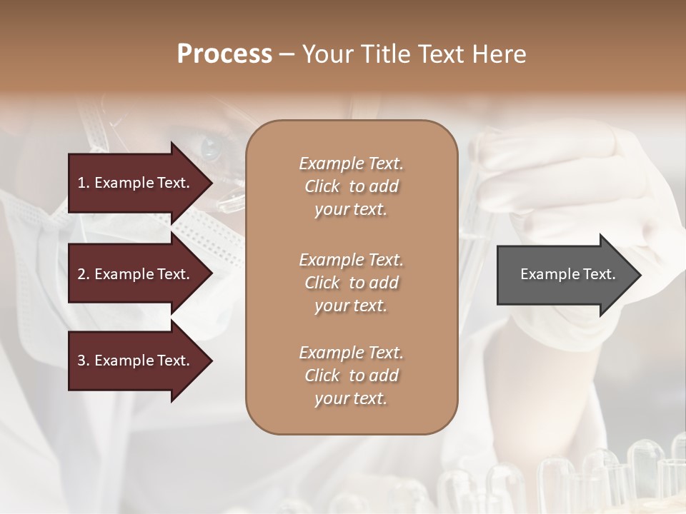 Woman Analyzing Concept PowerPoint Template