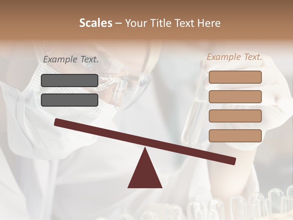 Woman Analyzing Concept PowerPoint Template